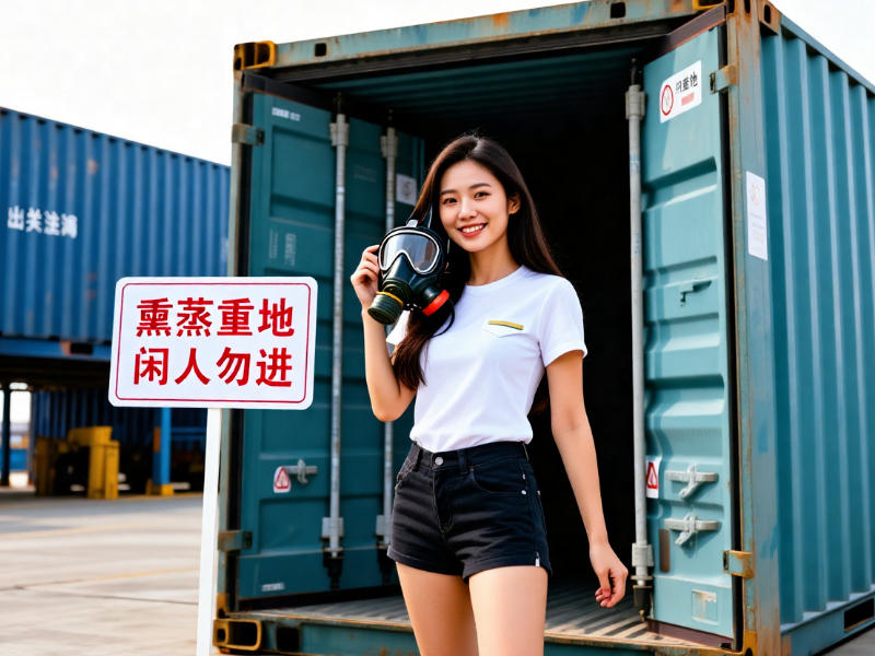 出入境海關(guān)熏蒸現(xiàn)場(chǎng)